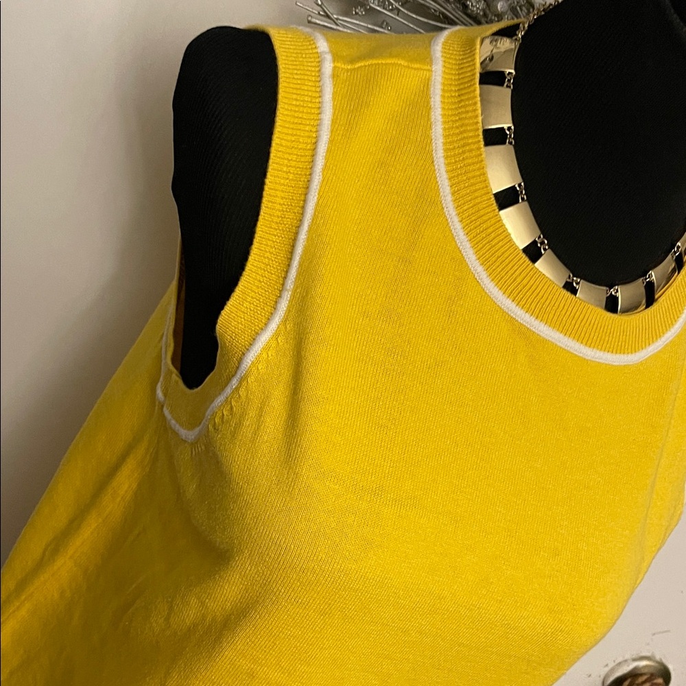 COURT & ROWE Yellow Tank Top - Picture 4 of 6